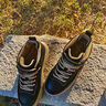 奧康（Aokang）時(shí)尚帥氣高幫休閑鞋男鞋潮百搭馬丁靴男士戶(hù)外厚底增高幫 墨玉黑 41 標準運動(dòng)鞋碼數 曬單實(shí)拍圖