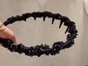 黑色高級感小香風(fēng)纏繞串珠發(fā)箍女齒梳波浪高顱頂神器頭箍發(fā)飾發(fā)卡 巴黎王妃發(fā)箍 1個(gè) 曬單實(shí)拍圖