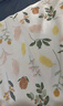 全棉時(shí)代嬰兒針織復合隔尿墊可洗防水床單純棉加大伊恩植物園90cm×70cm 曬單實(shí)拍圖