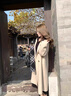 辣妹物語(yǔ)羽絨服內膽毛呢大衣女2025冬季新款高級感韓系小個(gè)子加厚呢子外套 燕麥色 90白鴨絨 M 曬單實(shí)拍圖