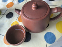 百年利永宜興紫砂壺純全手工原礦紫泥泡茶壺功夫茶具竹節漢鐸一壺兩杯套裝 竹節漢鐸 240ml 原礦紫泥 曬單實(shí)拍圖