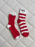 斐月伽紅襪子冬季女本命年襪子2026馬年新年中筒襪加厚保暖騏驥紅睡眠襪 混色 四款各一雙（送家人送朋友） 4雙 均碼 本命年暖絨襪 曬單實(shí)拍圖
