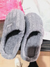 潔麗雅棉拖鞋男士秋冬季厚底保暖家居室內情侶毛絨拖鞋男冬天居家棉鞋女 灰色 44-45 【適合43-44碼】 曬單實(shí)拍圖