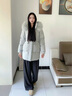 波司登25年羽絨服女士冬季90絨加厚立領(lǐng)寬松中長(cháng)款大毛領(lǐng)休閑外套 曬單實(shí)拍圖