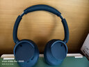 索尼（SONY）WH-CH720N 藍牙/無(wú)線(xiàn)耳機 降噪耳機 藍牙耳機 長(cháng)續航耳機 電腦筆記本網(wǎng)課游戲禮物送男女友學(xué)生 藍色 曬單實(shí)拍圖