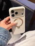 圖拉斯支點(diǎn)殼Q3Mono【papi醬同款丨霸榜液態(tài)硅膠】 適用蘋(píng)果17promax手機殼iphone16pro磁吸帶支架防摔 【雪漾白】爆款推薦 iPhone17ProMax 曬單實(shí)拍圖
