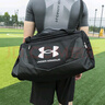安德瑪（Under Armour）行李包 可調節肩帶大容量健身包單肩包挎包 黑白 均碼 曬單實(shí)拍圖