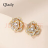 Qlady山茶花耳釘女氣質(zhì)高級感大氣耳環(huán)女2026新年輕奢小眾耳飾生日禮物 曬單實(shí)拍圖