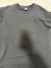 凡客誠品（VANCL）300克重磅純棉長(cháng)袖T恤情侶休閑透氣四季百搭 鐵灰 XL （建議165-175cm，140-160斤） 曬單實(shí)拍圖