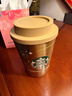 星巴克杯子雙飲不銹鋼保溫杯大容量隨行杯吸管杯高顏值辦公室水杯 星巴克隨行杯-龍紋金色款270ml 曬單實(shí)拍圖