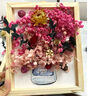 詠穎（YTYIN）永生干花相框diy材料包手工婦女節裝飾創(chuàng  )意禮物團建沙龍子活動(dòng) 干花相框—粉紫色款+全套材料包 曬單實(shí)拍圖