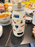 孕貝便攜式恒溫杯 恒溫水壺燒水杯嬰兒外出沖奶保溫杯恒溫水杯500ml 曬單實(shí)拍圖