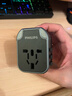 飛利浦（PHILIPS）出國轉換插頭轉換器/國際旅行插座轉換器/英歐美澳標德國日本新加坡香港適用/2A1C充電17W黑 曬單實(shí)拍圖