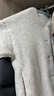 優(yōu)衣庫女裝男裝仿羊羔絨搖粒絨休閑開(kāi)衫長(cháng)袖寬松外套冬新款479616 02 淺灰色 L /160/88A 曬單實(shí)拍圖