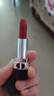 迪奧專(zhuān)柜小樣潤唇膏口紅001/004中小樣999/888/520/772粉漾不掉色 黑管滋潤999 正紅色 曬單實(shí)拍圖