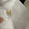吾皇老金黃金古法金珠足金999DIY配件散珠小金珠隔珠路路通轉運珠 約0.6g 曬單實(shí)拍圖