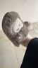 名創(chuàng  )優(yōu)品（MINISO）羊咩咩棉拖鞋女冬季包跟家居室內厚底月子毛毛拖鞋深灰36-37 曬單實(shí)拍圖