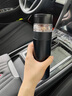 BAMBETEL德國品牌99.9%純鈦保溫杯男士茶水分離泡茶杯子高檔養生水杯送禮 紳士黑【一鹿有你禮盒裝】 曬單實(shí)拍圖