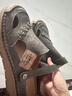 公牛世家涼鞋男夏季外穿包頭鞋鏤空透氣洞洞鞋厚底耐磨戶(hù)外休閑運動(dòng)沙灘鞋 曬單實(shí)拍圖