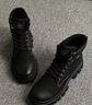 Dickies男士馬丁靴時(shí)尚男靴舒適戶(hù)外靴子皮靴男英倫風(fēng)工裝靴 黑色 43  曬單實(shí)拍圖