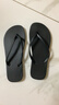 細細條（XIXITIAO）休閑男女夾腳涼拖鞋日系簡(jiǎn)約純色百搭情侶夏人字拖沙灘鞋 黑色【簡(jiǎn)約純色款】 37 【標準碼】 曬單實(shí)拍圖