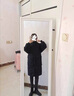 FOX.G棉服女外套秋冬女款2025年新款棉襖冬季棉衣派克服女裝衣服中長(cháng)款 黑色大口袋撞色棉服 L 【建議125-145斤】 曬單實(shí)拍圖