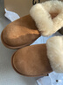 UGG秋季女士時(shí)尚舒適茸茸毛圈口平底休閑樂(lè )福鞋懶人毛毛鞋1119002 CHE | 栗色 38 曬單實(shí)拍圖