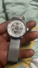 冠琴（GUANQIN）手表男士機械表雕花系列全自動(dòng)鏤空夜光防水商務(wù)瑞士品質(zhì)國潮腕表 網(wǎng)帶銀色白面 曬單實(shí)拍圖