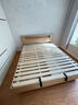 源氏木語(yǔ)精選實(shí)木床現代簡(jiǎn)約橡木儲物箱體床北歐臥室家具雙人床 橡木原木色離地款床1.8*2m(不含墊) 曬單實(shí)拍圖