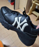 美職棒（MLB）官方休閑鞋男鞋 四季款厚底老爹鞋增高運(yùn)動(dòng)鞋情侶款鞋子3ASHBCW3N 紐約洋基隊(duì)/黑色 37.5 235 曬單實(shí)拍圖