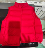 優(yōu)衣庫童裝男女童PUFFTECH空氣棉服可機洗背心馬甲排骨棉服478124 16 紅色 120 曬單實(shí)拍圖