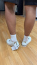 巴巴小蜜蜂新款2025秋冬季男士休閑鞋男學(xué)生運動(dòng)板鞋透氣百搭小白鞋男鞋子男 白色 42 曬單實(shí)拍圖