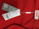 恒源祥100%羊毛開(kāi)衫男士V領(lǐng)加厚冬季保暖毛衣外套HJ210 大紅 185/100A  曬單實(shí)拍圖