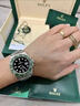 勞力士王子男士手表瑞士正品綠水鬼黑水鬼全自動(dòng)機械表原裝進(jìn)口男表潛水表 綠圈黑面 41mm 曬單實(shí)拍圖