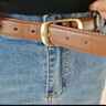 卡帝樂(lè )鱷魚(yú)女士皮帶牛皮韓版腰帶裝飾裙帶牛仔休閑褲子簡(jiǎn)約百搭針扣 曬單實(shí)拍圖