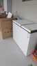 新飛（Frestec）220升家用商用冰柜 雙箱雙溫冷柜 頂開(kāi)門(mén) 冷藏冷凍臥式冰箱以舊換新BCD-220DHF 曬單實(shí)拍圖