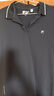 FILA 斐樂(lè )官方男子針織短袖領(lǐng)航POLO衫夏季新款時(shí)尚休閑涼感上衣 正黑色-BK XL 180/100A/XL 曬單實(shí)拍圖