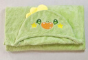 歐孕（OUYUN）嬰兒浴巾珊瑚絨吸水速干兒童斗篷浴袍帶帽春夏寶寶洗澡浴衣恐龍S 曬單實(shí)拍圖