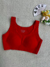 婷美女童紅色本命年內衣套裝2025馬年衣服兒童少女發(fā)育期文胸背心12歲 曬單實(shí)拍圖