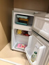 奧克斯小冰箱家用小型迷你冷藏冷凍兩用出租房宿舍用節能省電寢室辦公室電冰箱 【熱賣(mài)款 升級凈化去味】22A126DW銀 曬單實(shí)拍圖