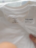 立蒙（LIMENG）男女裝素色180g全棉短袖t恤圓領(lǐng)寬松體恤打底衫 白色 3XL 曬單實(shí)拍圖