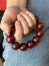 蘇小北印度小葉紫檀手串魚(yú)鱗底金星收藏級高油密檀香紫檀木文玩佛珠手鏈 2.0*12顆—印度小葉紫檀魚(yú)鱗底金星 曬單實(shí)拍圖