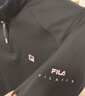 FILA 斐樂官方女子針織長袖上衣2025秋健身運動半拉鏈簡約長T 曬單實拍圖