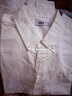 森馬（Semir）長(cháng)袖襯衫男純棉白襯衣上班通勤上衣純色基礎百搭秋裝經(jīng)典翻領(lǐng) 本白10101 S 曬單實(shí)拍圖