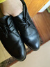 卡帝樂(lè )鱷魚(yú)（CARTELO）軟牛皮男士皮鞋商務(wù)內增高男鞋正裝加絨皮鞋男9611 黑色增高款 41 曬單實(shí)拍圖