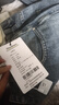 Homlean美式水洗牛仔褲男春夏高街痞帥寬松直筒闊腿長(cháng)褲子HS05復古藍L 曬單實(shí)拍圖