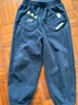 全棉時(shí)代兒童簡(jiǎn)約休閑針織長(cháng)褲 藍黑（男童） 120 曬單實(shí)拍圖