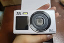 天際流高清數碼照相機拍立得單反ccd相機拍照旅游專(zhuān)用拍攝專(zhuān)業(yè)攝影錄像自拍學(xué)生黨可上傳手機WiFi微單 月光白【8000萬(wàn)像素｜5K錄像】 128GB【W(wǎng)iFi無(wú)線(xiàn)傳圖｜美顏濾鏡】 曬單實(shí)拍圖