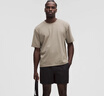 lululemon丨Pique 男士超寬松款珠地 T 恤 LM3EM5S 暖褐灰 S 曬單實(shí)拍圖