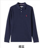 U.S. POLO ASSN.polo衫男翻領(lǐng)秋季純棉商務(wù)休閑長(cháng)袖t恤男士高端上衣 藏藍色 XXXL 曬單實(shí)拍圖